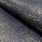 Leichter Jeansstoff Leomuster, Blusenstoff Leo - Jeans Stoff Meterware luftig - Denim dunkelblau - Hemdenstoff Jeansoptik Leopard gold *ab 50 cm