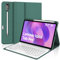 FOGARI Teclado Lenovo Idea Tab Pro 12.7 2025, Funda Teclado para Lenovo Idea Tab Pro 12.7 2025, Español Ñ Teclado Bluetooth Desmontable para Tablet Lenovo Idea Tab Pro, Verde Oscuro