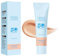 Getönte Sonnencreme mit Farbton, Leichte Sonnencreme Lsf 50+, Leichte Feuchtigkeitspflege Mit Breitbandschutz, Wasserfest Und Nicht Fettend (Mittlere Tönung, Sonnenschutzfaktor (SPF), 50)
