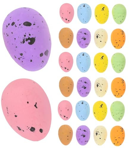 HOMOBABE 100stücke Bunte Ostereier Speckige Schaum-eier Für Osterdekoration Leicht Und Vielseitig Einsetzbar Party-zubehör Für Festliche Anlässe