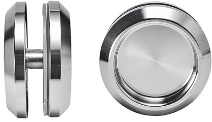 txuzong Maniglie Incasso Rotondo, 58mm Maniglie per Porte Doccia, in Acciaio Inox, Maniglia Vetro Scorrevole per Porte Scorrevoli, Porte in Vetro, Porte Camera da Letto e Cassetti