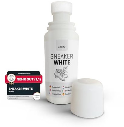 eco:fy Whitener Trainers for Colour Refreshing for White Smooth Leather, Fabric Shoes and Soles, Ideal for Discolouration, Abrasions and Scratches, for Radiantly Clean Trainers Like New