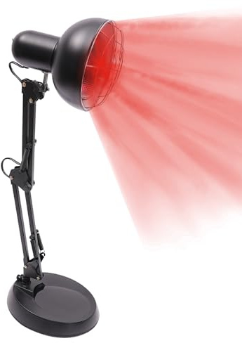 Infrarotlampe 150W, Rotlichtlampe, für Erkältungen, Muskelentspannung, Wärmetherapie.
