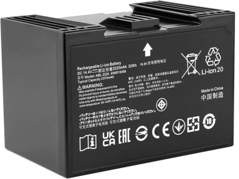 PUGASR ABL-D2 ABL-D2A Batteria di ricambio per Roomba J7 i4 j8+, Pour Combo j5 i5 j7+ j9+,j7 j7+ j7550 i4 i4+ i4 Plus i4150 i6 i6+ i8 i8+ i8550, Pour Roomba e5 E6 Series Vac. Uum Cleaner 2220 mAh 32