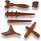 Massage Set aus Holz 6 teilig