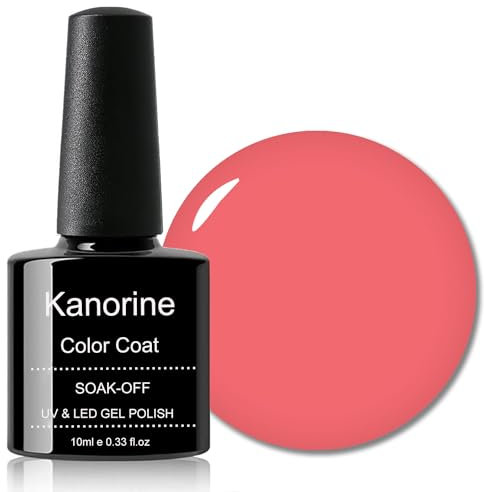 KANORINE Gel Polish Soak-Off UV/LED Gel Nail Polish Color Coat Gel Nail Varnish Nail Art TYPE 10ml