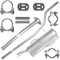 Schalldämpferset Abgasrohr Abgasrohr Endschalldämpfer Auspuff Endtopf für Peugeot 206 1.4 206+ PLUS 1.1 1.4