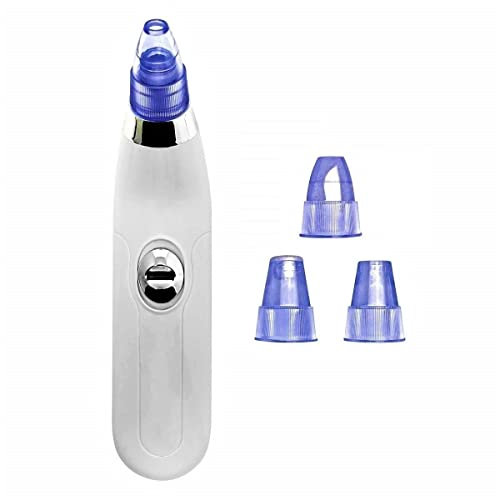 TEMPO DI SALDI Aspirateur acné et points noirs avec 4 têtes interchangeables pour le nettoyage du visage