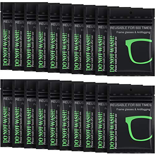 Anti Nebel Tücher Nano Anti Nebel Stoff Defog Wiederverwendbares Brillenputztuch Reinigungstuch für Brillen Motorrad Helm Brillen Kamera Linse (18 Stücke)