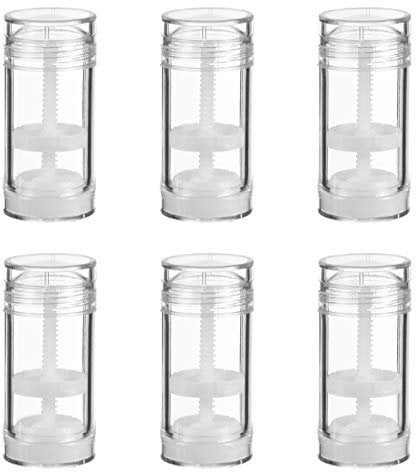 Healifty 6 Stücke Leere Deoroller Flaschen 30ml Deo Behälter zum Befüllen Twist Up Deodorant Stick Nachfüllbare Reiseflaschen Set Reisebehälter für Lippenstift Ätherisches Öl Parfüm