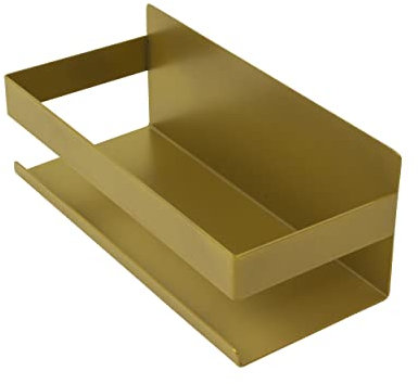 Duschregal, selbstklebend, für Badezimmer, Eckregal, Organizer, Küchenregal, Regal für Küche, Gewürzregal (Gold)