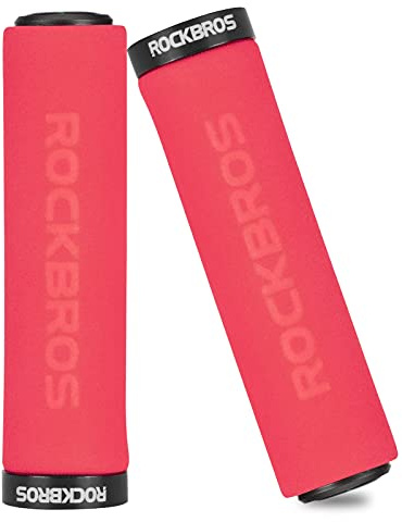 ROCKBROS Schaumstoff Fahrradgriffe 22,2 mm Lock-On mit Doppelklemmung