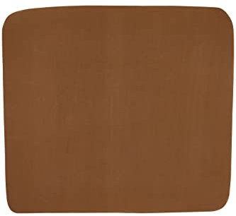 Meyco Baby Uni Wickelauflagenbezug (weich und hautfreundlich, aus 100% Baumwolle, waschbar, einfache Pflege, trocknergeeignet, Größe: 85 x 75 cm), Camel