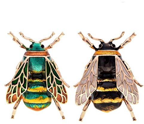 ANBP Mode Natürliche Insekt Tier Emaille Broschen Biene Legierung Pins Vintage Schmuck Für Frauen, Biene