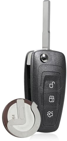 3 Buttons Car Key For Ford Transit Custom Key Battery VL2020+For Ford Transit Key For Ford Transit MK8 Key For Ford Focus Key For Mondeo Key Case