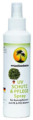 UV-Schutz-Spray 250ml Pflege Emulsion für Kunstpflanzen mit PE und PES Blättern