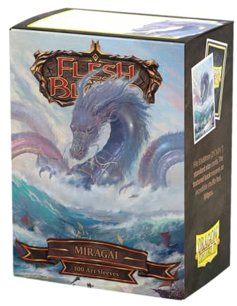 Dragon Shield | Flesh & Blood Art Sleeves | 100 CT - Smooth & Tough Premium TCG Sleeves | Compatible with Pokemon, One Piece & Magic the Gathering | Miragai