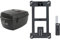 M-Wave Fahrradkoffer, schwarz, 17 l & Basil Unisex – Erwachsene MIK Adapterplatte, Black, One Size