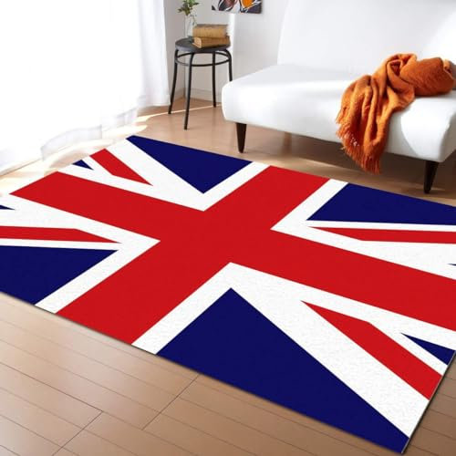 Teppiche Gegend 40 x 60cm, UK-Flagge-Kollektion, Kinderzimmer-Teppich, England-Flagge, Großer Kinderzimmer-Teppich, Für Die Dekoration Von Teenager- Und Jungenzimmern, Boden, Lounge, Kinderzimmer