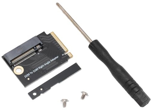 Dpofirs Für ROG Ally Handheld Conversion 2230 zu 2280 SSD Erweiterungskarte, Hochleistungsadapter, PCIE 4.0 Upgrade Konverter Für ROG Ally, 90 Grad, Einfache Bedienung