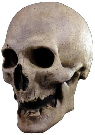 Alter Knochenschädel - Maske des Grauens aus Latex - Erwachsenen Horror Halloween Kostüm Vollmaske - ideal auch für Karneval, Motto- & Grusel-Party