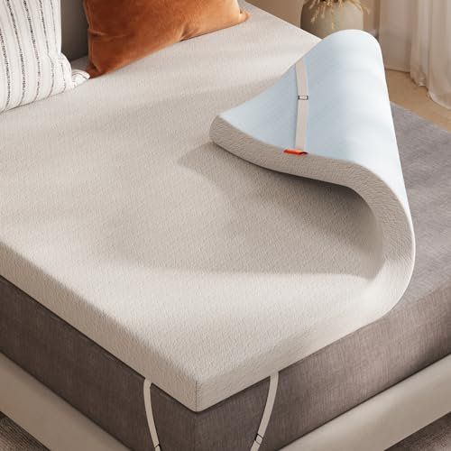 Sweetnight Topper aus Doppelter Schwammkern 100x200cm,10cm Höhe Matratzentopper, H3&H4 Matratzen Topper Matratzenauflage für Bett Boxspringbett Wohnwagen Schlafsofa,Bezug Abnehmbar und Waschbar