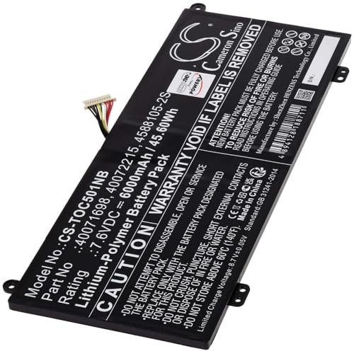 Batteria per computer portatile Dynabook Satellite Pro C50-G-10M, 7,6 V, Li-Polymer