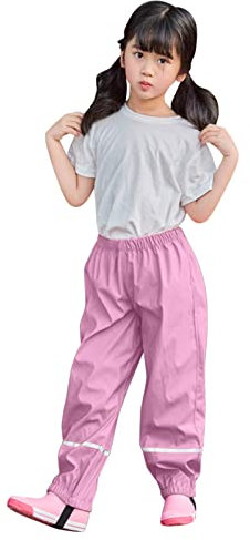 Atmungsaktive wasserdichte Doppelboden-Schlammstoff-Baby-Kind-warme Latzhose-Jungen-Hosen- Hosen-Kind-Regen-Hosen Regenschirm Tasche Gummistiefel