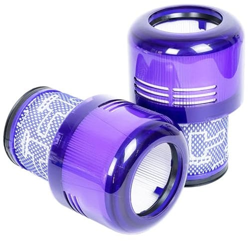 youguobeier 2 Pack Vacuum Filter Replacement Parts, Compatible with Dyson Cyclone V11 Animal, V14 Torque Drive and V15 Detect, Replaces Part 970013-02