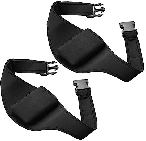 OFFSCH 2pcs Portable Mic Belt Holder Workout Microphone Belt Bag Microphone Waist Pack Fitness Outdoor Storage Bag for Running Gym Exercise