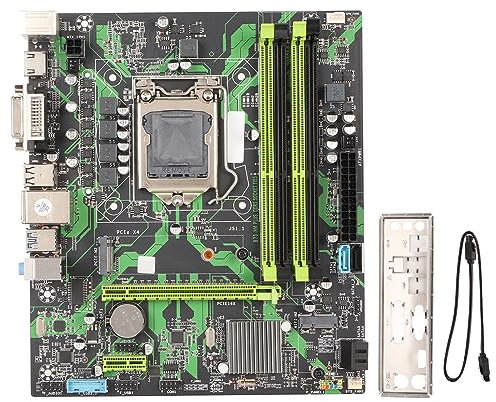 Scheda Madre Desktop Scheda Madre B75 HMPLUS LGA 1155 Slot 4 DDR3 6Gbps NVME PCIe X16 ATX con M.2 Uscita per CPU Core i3 i5 i7 Xeon E3 V1 V2 Pentium seconda e terza generazione