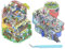 Cosmeria 4 Sätze DIY 3D Hausaufkleber Set Typ E, 3D Sticker Scene, Kreativer Stressabbau Für Kinder, Erwachsene, Sticker Therapy, Kreative Szene Spaß Stacking