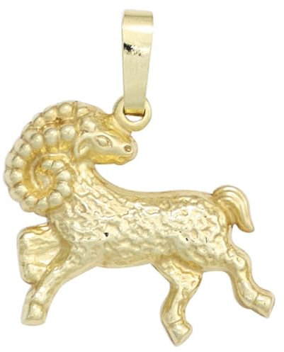 Sternzeichen Anhänger Widder 333 Gold Gelbgold Einhänger Halsschmuck Damen