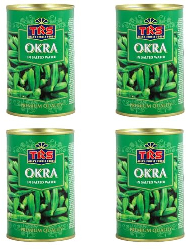 TRS Okra-Dose/Bhindi in Dosen (Bündel mit 4 x 400 g)