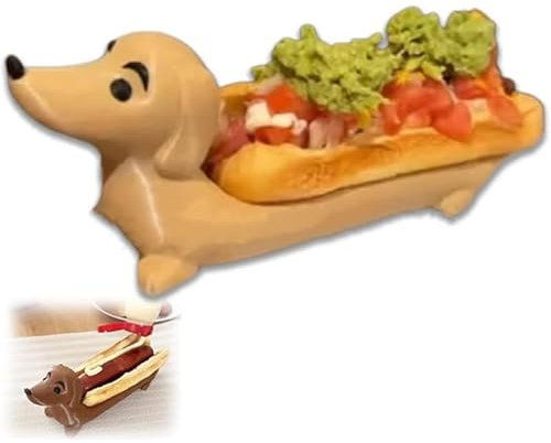 Plato de perro salchicha con diseño de perro salchicha, bandeja para sándwich, plato único para sushi, decoración del hogar, perro salchicha