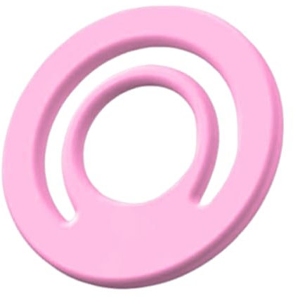 Mivceklw Magnetic Phone Grip, Anti-Slip Silicone Finger Strap Ring, Magnetic Back Mount Holder for Tablets & Smartphones, Perfectly Molds to Phone Contours for a Seamless Fit