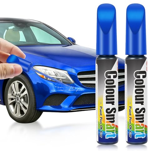 QESSUVNC Lackstift Auto,Auto Lack Reparatur,Lackstift,Lackstifte,Stift Zum Entfernen von Autokratzern,Geeignet für die Meisten Autoausbesserungen (Blau)