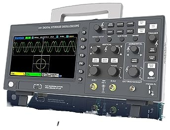Digitales Oszilloskop, Digitales Speicheroszilloskop C10 2C15 2D10 2D15 2 Kanäle 100 MHz/150 MHz Portail USB-Oszilloskope(C10)