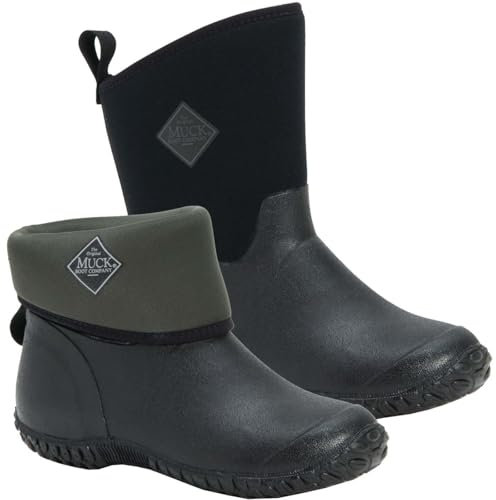 Muck Boot Women's Rain Boot, Black, 8 UK