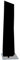 Deluxe Polyester Cover with lifting Stick for over hanging Parasol 280 cm black