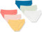 Amazon Essentials Slip Bikini in Cotone (Disponibile in Taglie Forti) Donna, Pacco da 6, Colori A Contrasto Graziosi, 48