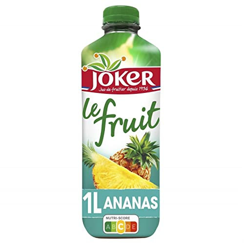 JOKER - Le Fruit Jus D'Ananas Pet 1L - Lot De 4