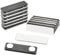 PERFETSELL 12 Stück Namensschilder Magnet Selbstklebend Magnetisch Namensschild Schilder Kleidung Metall Namensschild Halter mit 2-Punkt Magnet für Ausweishüllen Beschriften