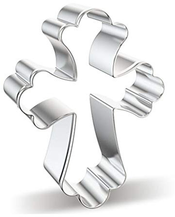 WJSYSHOP Ausstechform mit Kruzifix und Kreuz, E