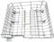 Cesta superior gris (295431-11738) Lavavajillas 34420450, 672000800345 Curtiss