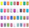Paillettes extra fines, ensemble de 36 couleurs de paillettes cosmétiques pour les arts des ongles, en résine, pour le visage, le corps, les cheveux, les yeux, le brillant à lèvres, le maquillage