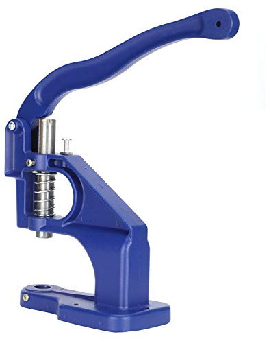 Strumento per occhielli, pressa a mano, macchina per impieghi gravosi, installazione manuale di punzoni in alluminio multifunzione per occhielli, per diversi tipi di bottoni automatici