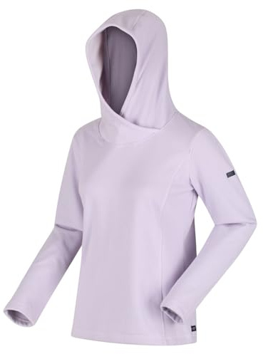 Regatta Kyrielle Felpa in Pile con Cappuccio, Donna, Viola (Lilac Frost Jersey), 48