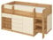 BIM Furniture Etagenbett Smile P Kindermöbel, Möbelset für EIN Kinderzimmer, EIN Bett mit Schreibtisch, Regalen, Schubladen: Rechte Seite (Artisan Eiche/Creme)