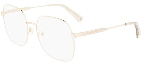 LONGCHAMP Damen LO2148 Sonnenbrille, GOLD/IVORY, 55